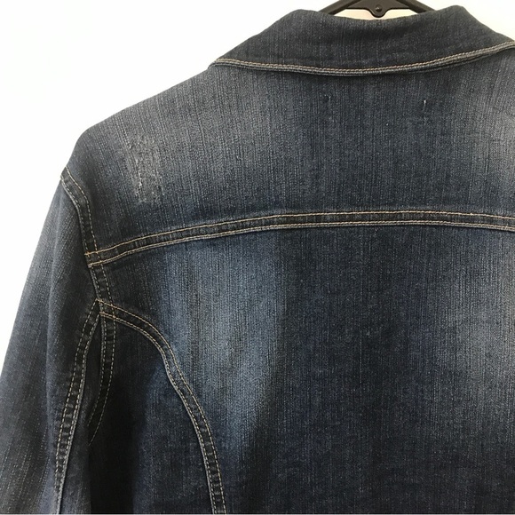 Democracy embellished denim jean jacket - Picture 9 of 14